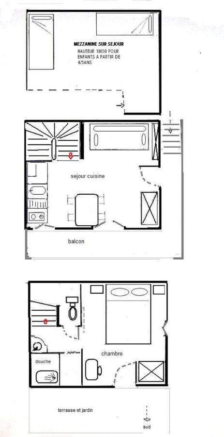 "Chalet Les Aravis" Chalet Et Appartements 大博尔南 外观 照片